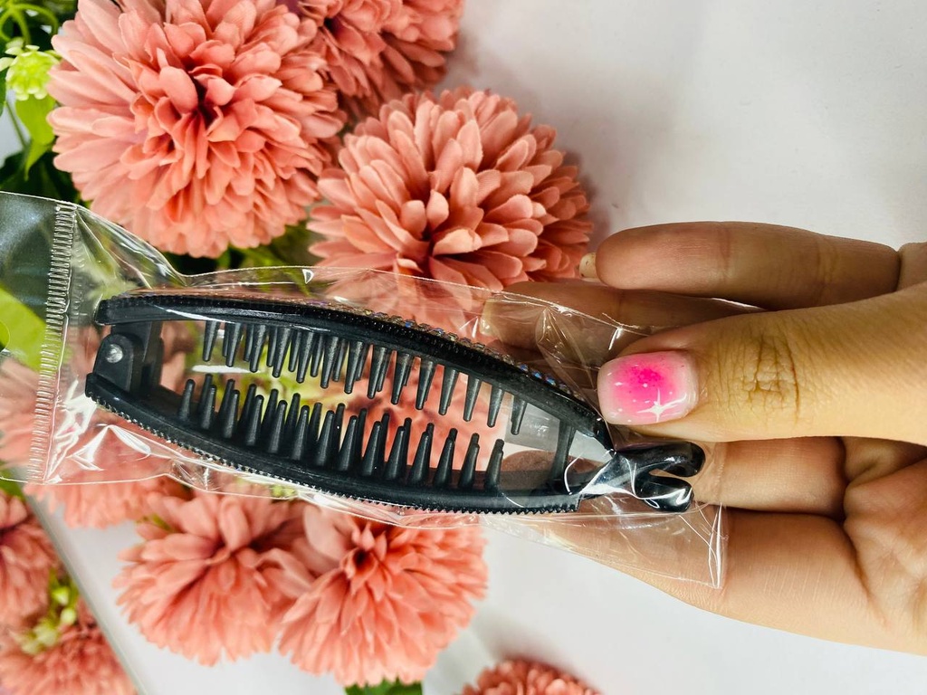 PINZA CAIMAN NEGRA CON PLATEADO