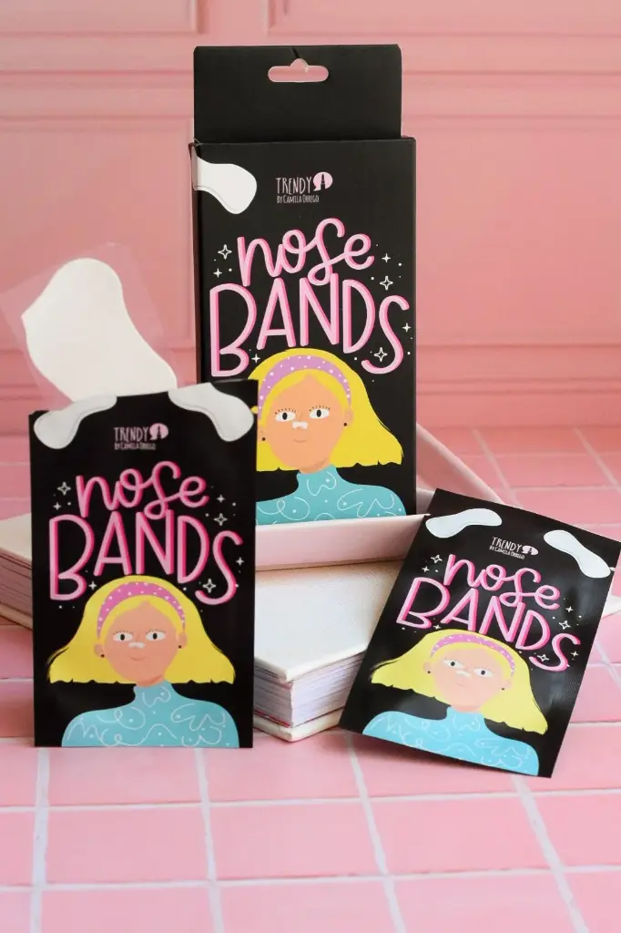 Mascarilla de Puntos Negros Nose Bands Trendy