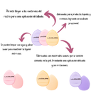 Kit x3 Mini Esponjas LA Colors x Trendy