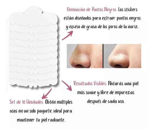 Sticker Quita Grasa Skin Nose Caja x10 Trendy
