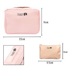 Cosmetiquera Viajera Rosada Trendy