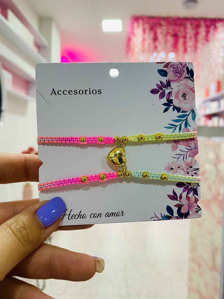 Pulseras Imán Corazón