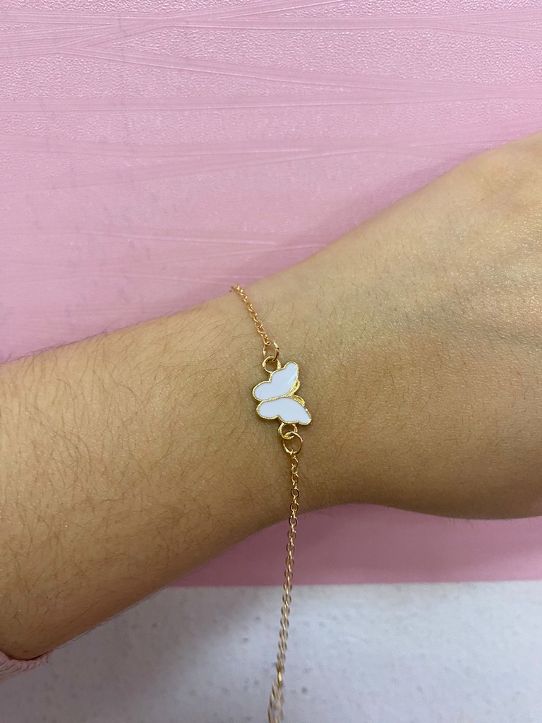 Pulseras Mariposa- Doradas Vivas