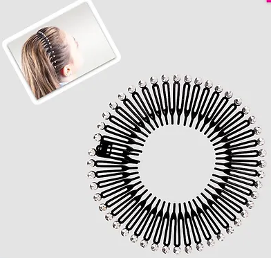 Rueda negro con piedras