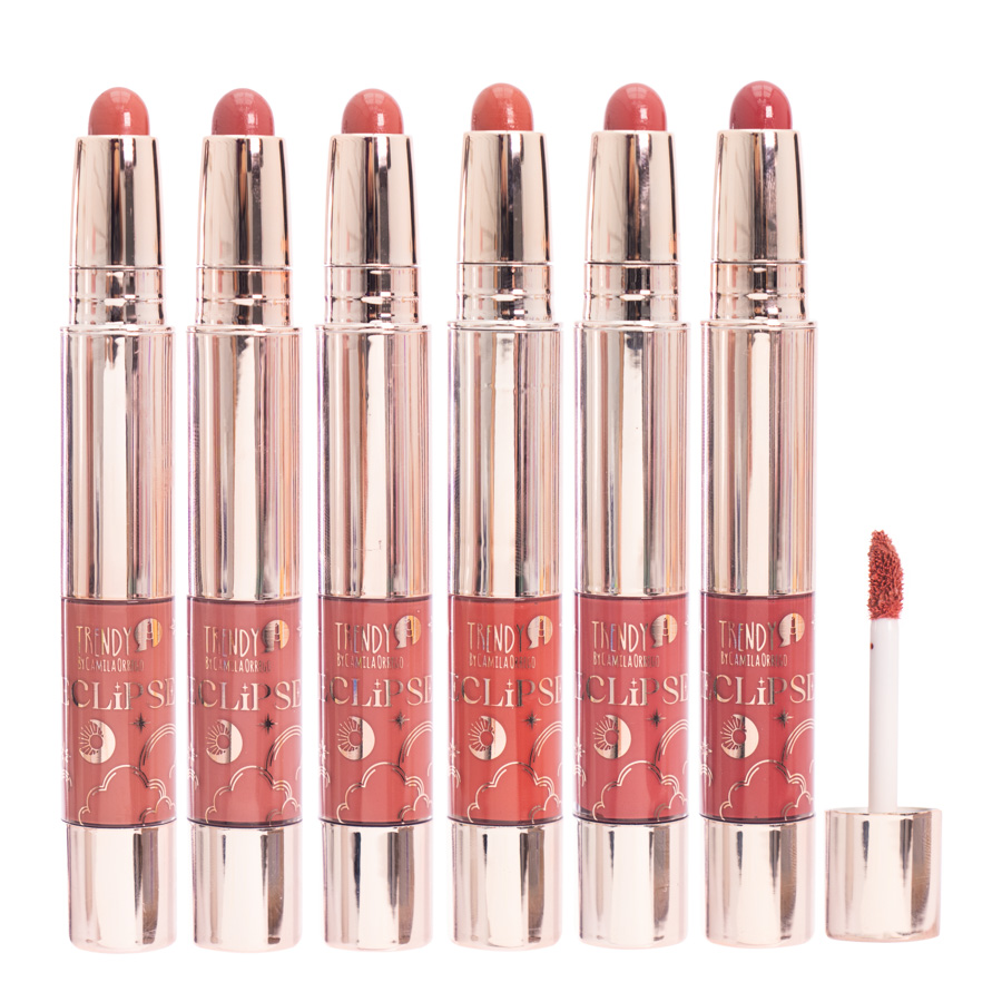 [LBE1921] Labial Doble Barra Y Gloss Eclipse