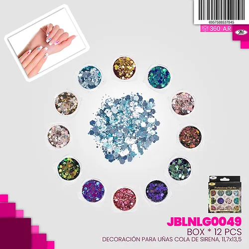 Glitter de Uñas JBL