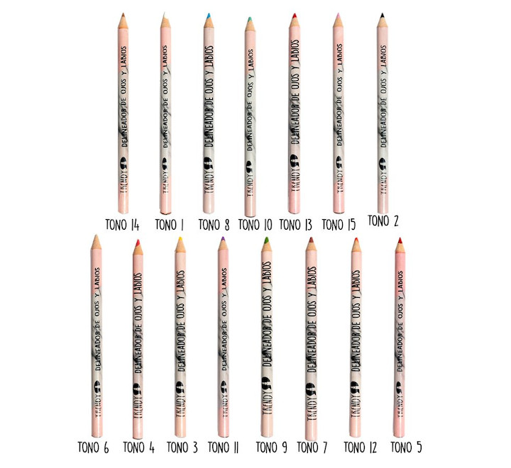 Lapiz Delineador de Ojos y Labios Trendy