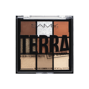 PALETA TERRA X 9 SOMBRAS DE OJOS SAMY