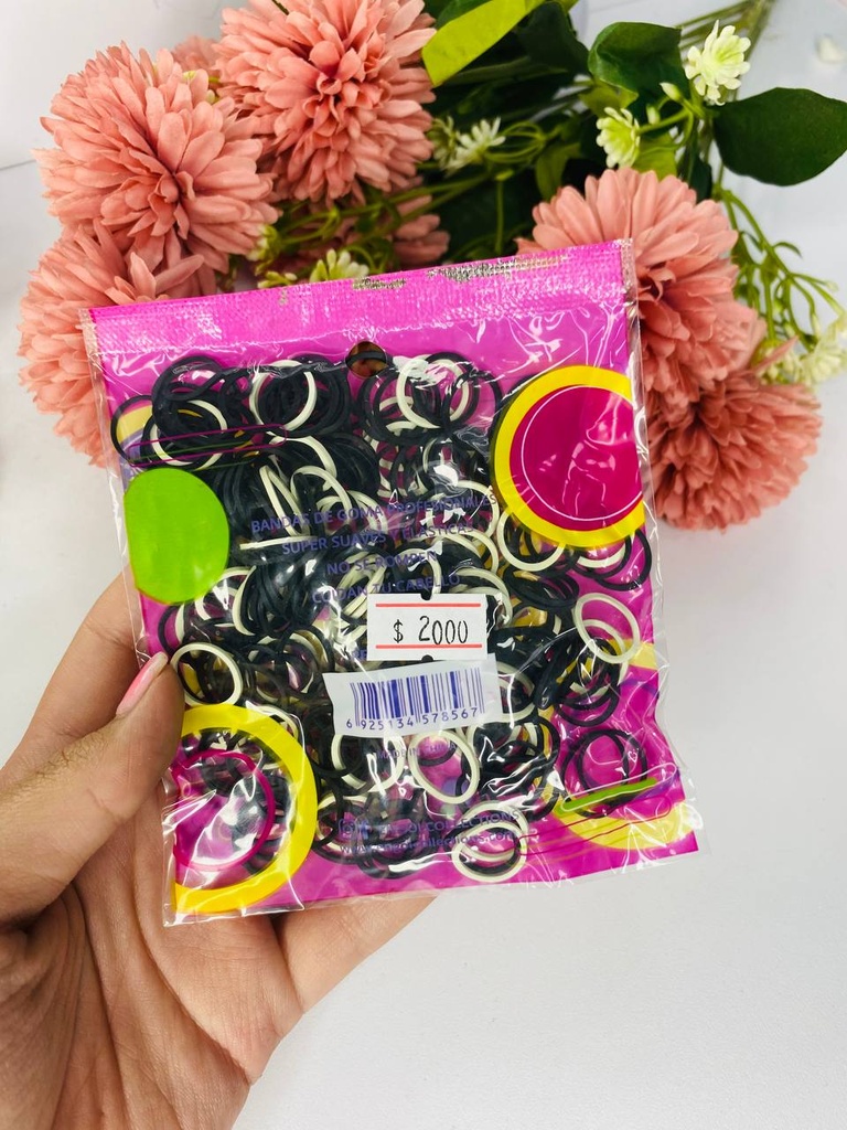 Caucho para el Cabello Bolsa x 250 unidades