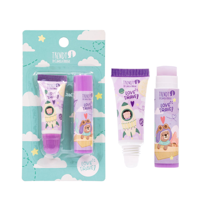 Kit de Labios Love Travel Trendy
