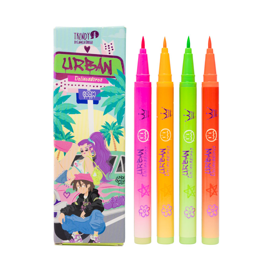 Kit de Delineadores Urban Trendy Locura