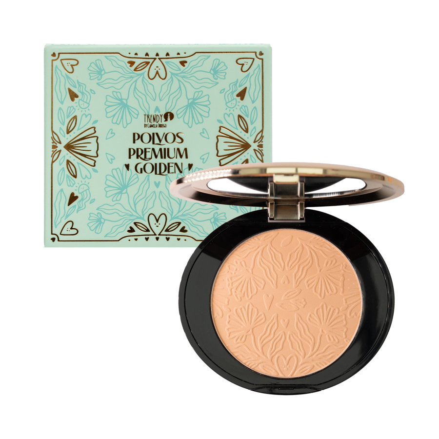 Polvos Compactos Golden Trendy