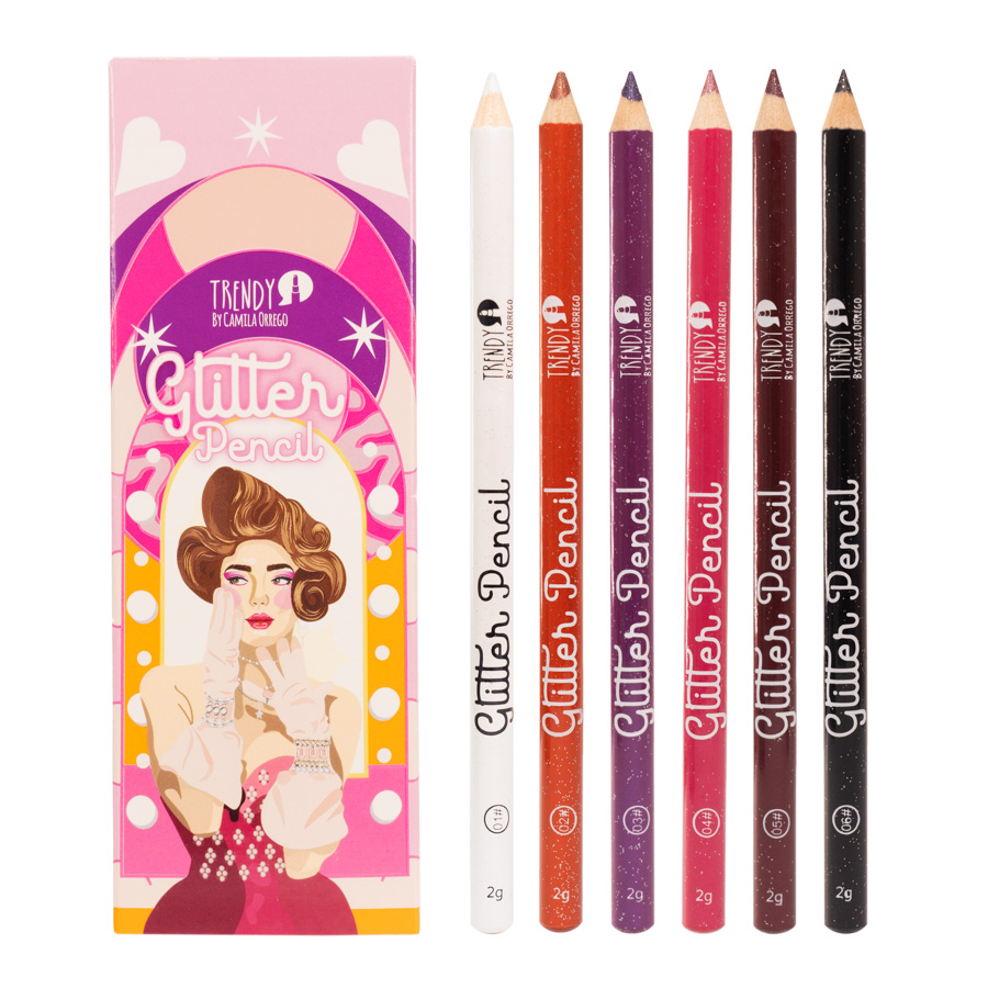 Delineador Glitter Pencil Trendy