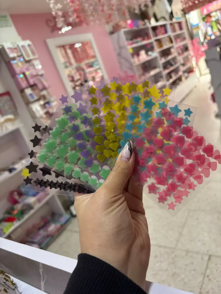 Stickers de Acne en forma de Corazon y Estrella