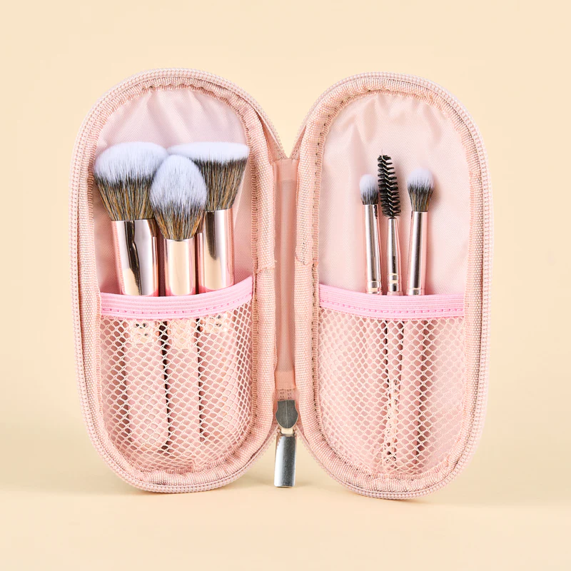 KIT DE BROCHAS PINK TRAVEL X6