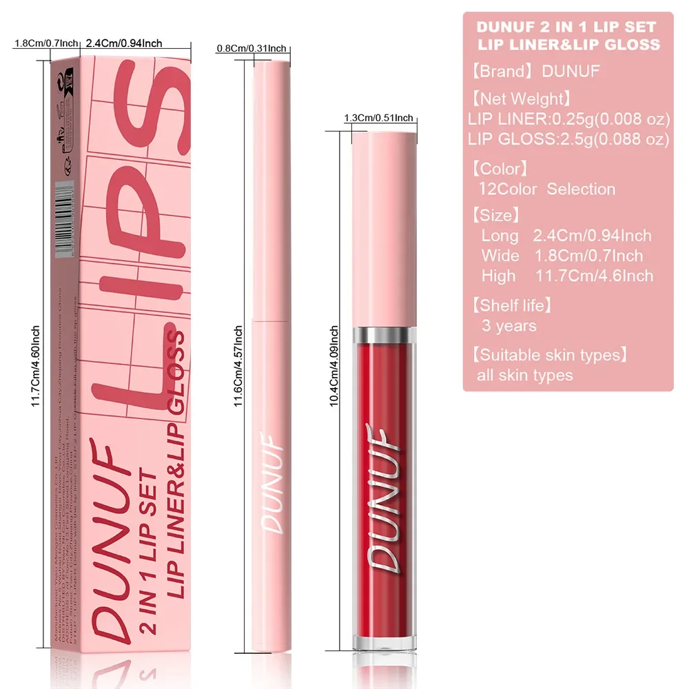 Lip Combo Dunuf 2 en 1 
