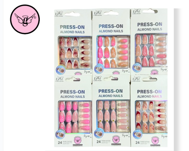 [ALM-038] Caja de Uñas Press On Almond Nails Engol 