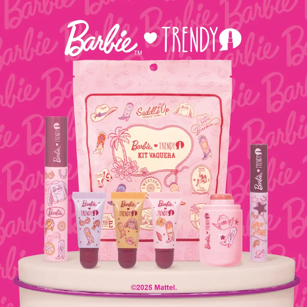 Kit de barbie vaquera trendy 