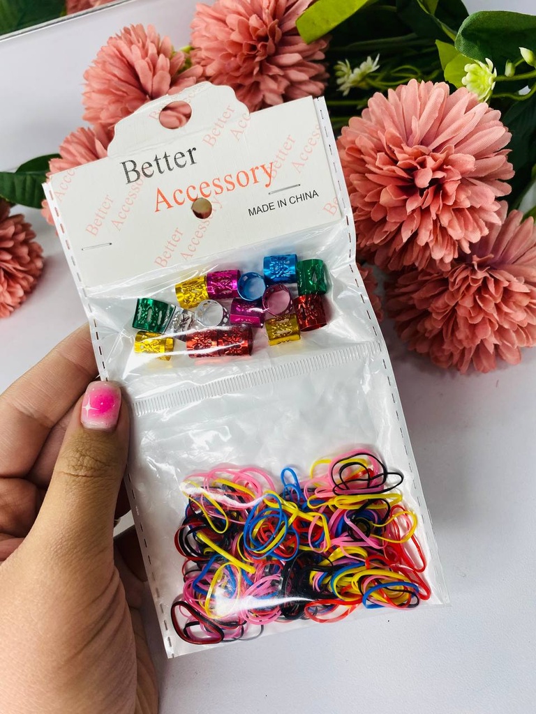 Set Chaquiras con Cauchitos