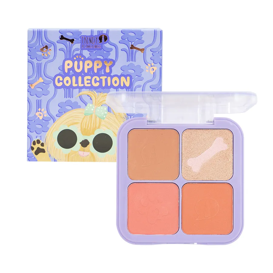 RUBOR E ILUMINADOR PUPPY COLLECTION TRENDY LOCURA
