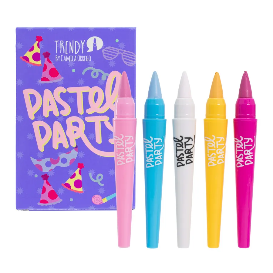 PINTUCARITAS PASTEL PARTY TRENDY LOCURA