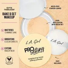 [GLP735] POLVO SUELTO LA GIRL PRO SETTING