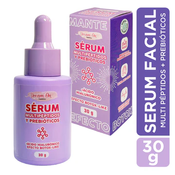 Serum Facial Multipeptidos y prebioticos