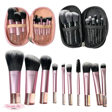 [DREAM44] Kit Brochas Mini X10 con Cosmetiquera Dream On