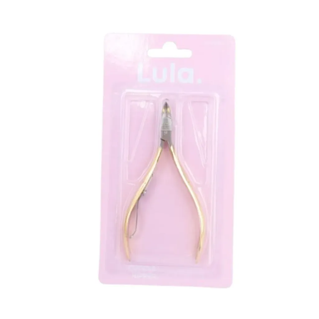  Alicate Mango Metalico Dorado Lula