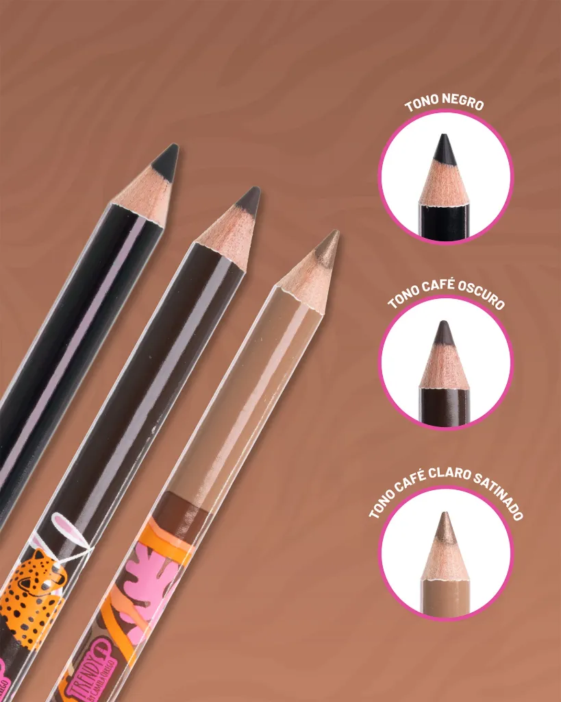 LAPIZ NEGRO Y CAFE TRENDY SAFARI