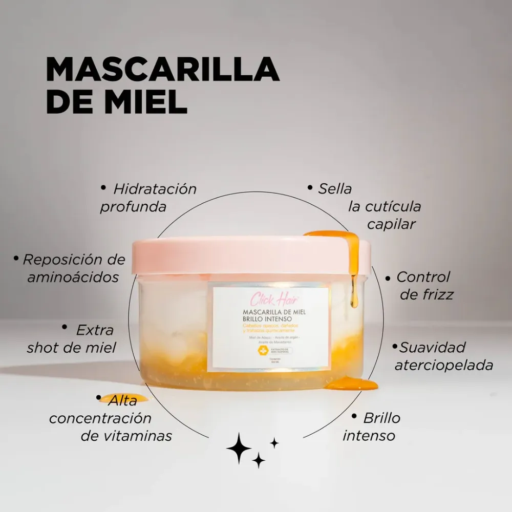 MASCARILLA DE MIEL CLICK HAIR