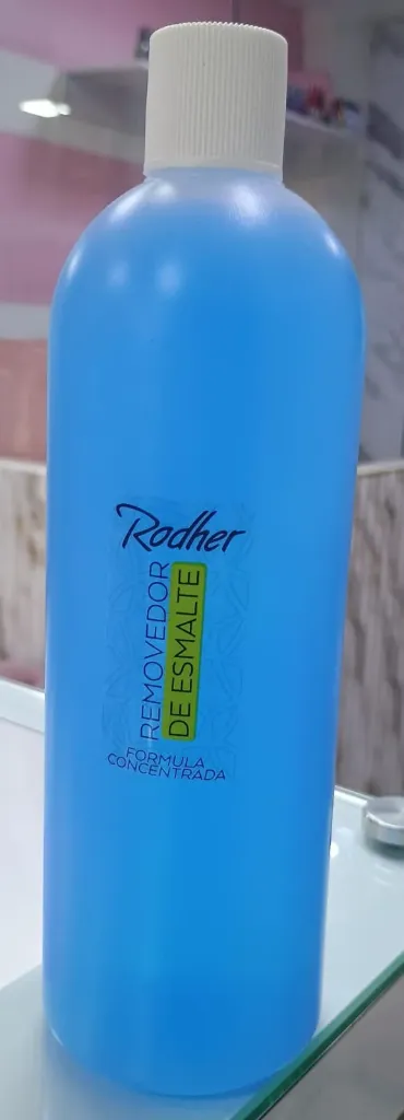 REMOVEDOR DE ESMALTE AZUL FORMULA CONCENTRADA RODHER 500ML