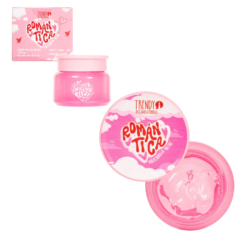 [MRT2388] MASCARILLA HIDRATANTE ROMANTICA TRENDY
