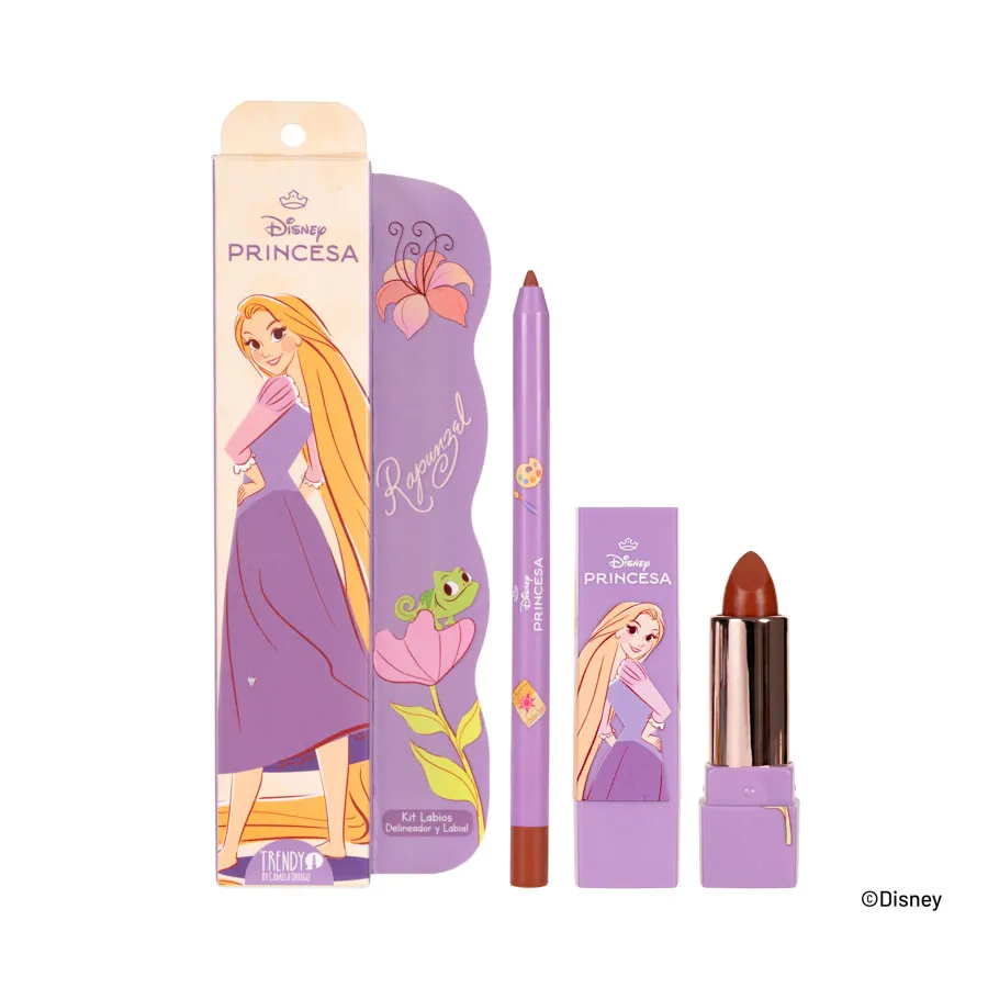 KIT DE LABIOS EN BARRA PRINCESAS TRENDY