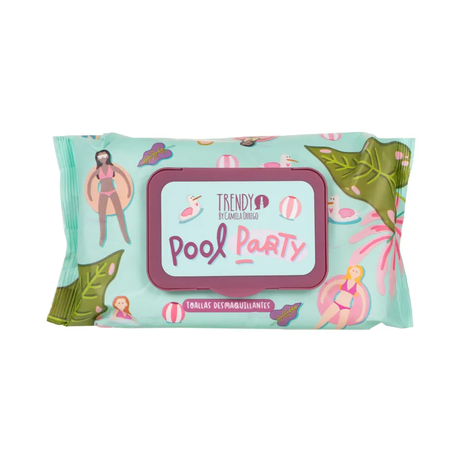 TOALLAS DESMAQUILLANTES POOL PARTY TRENDY