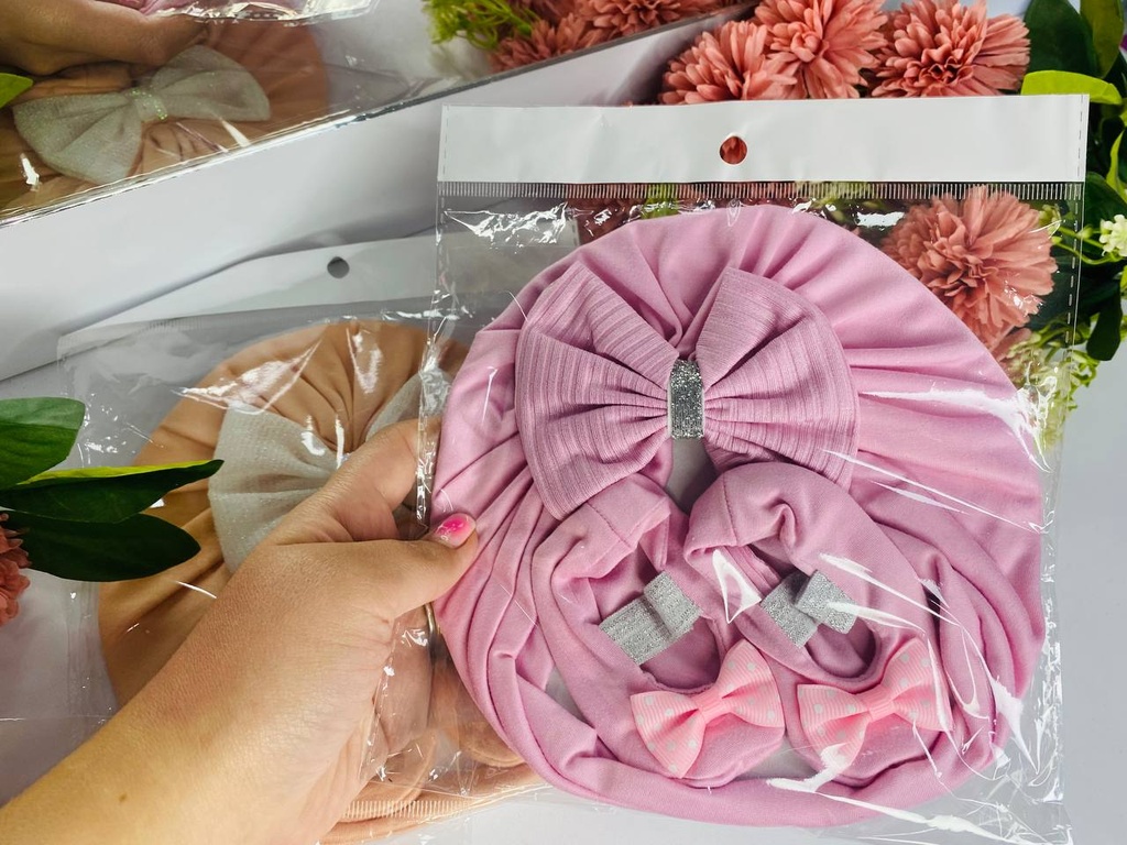 [TBZ] Turbante bebe con zapato