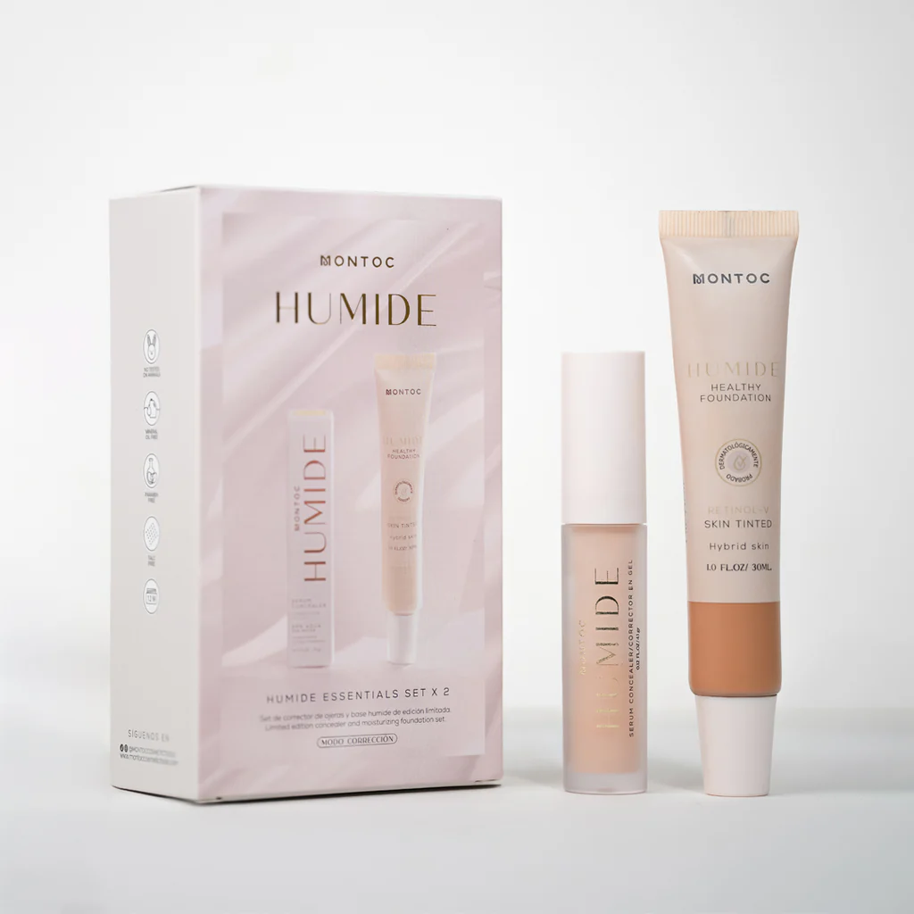 SET DE CORRECTOR + TINTA HUMIDE MONTOC