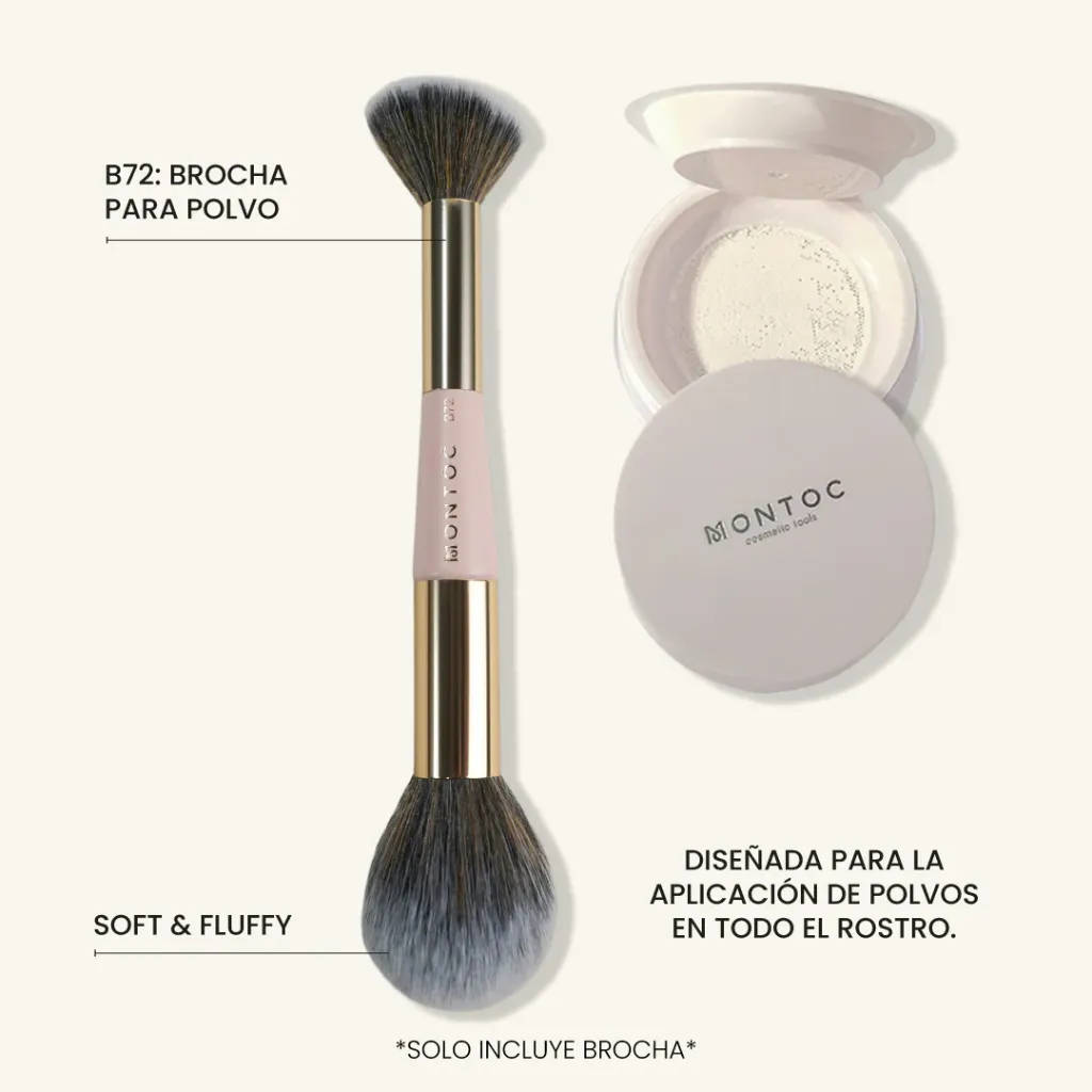 [B72] BROCHA POLVO DOBLE MONTOC