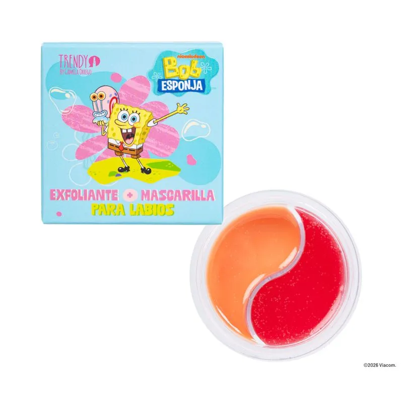[DEB2487] Duo Exfoliante Mascarilla de Labios Bob Esponja