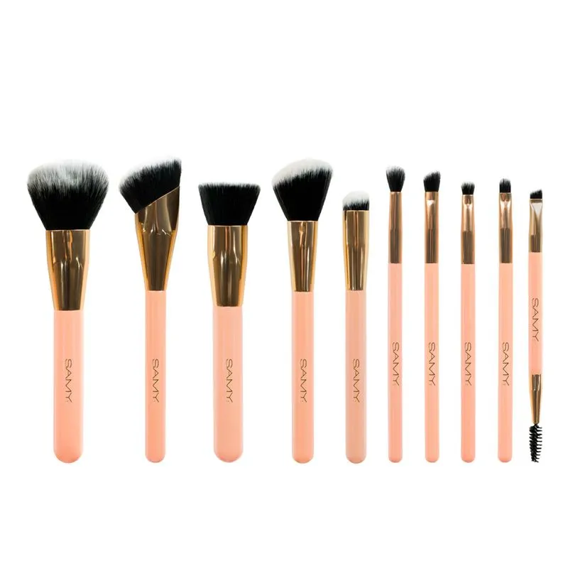 KIT DE BROCHAS FACE AND EYE SUNSET GLAM SAMY
