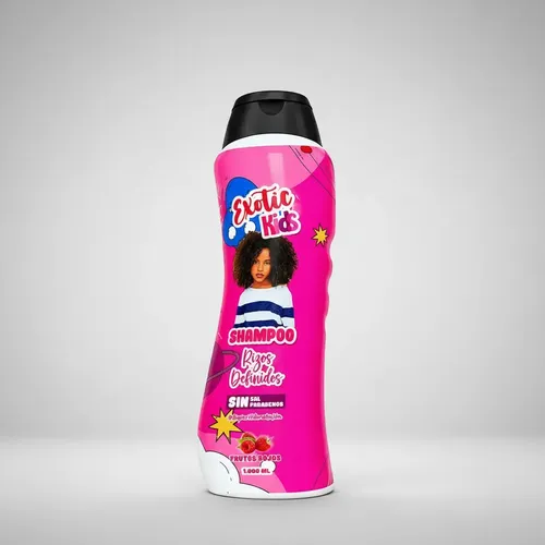 Shampoo Exotic Rizos Definidos Kids Sin Sal 1000ML