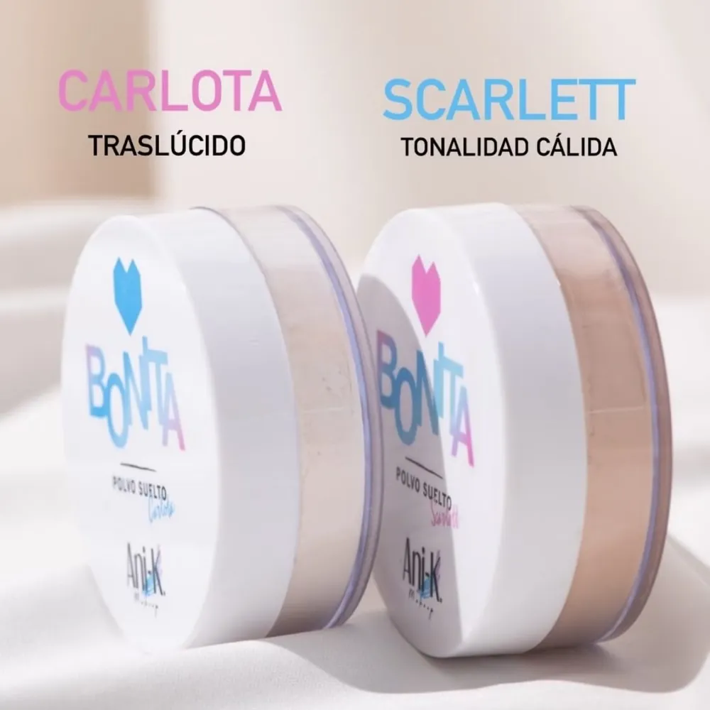 Polvo Suelto Bonita Scarlet tono 02 Anik