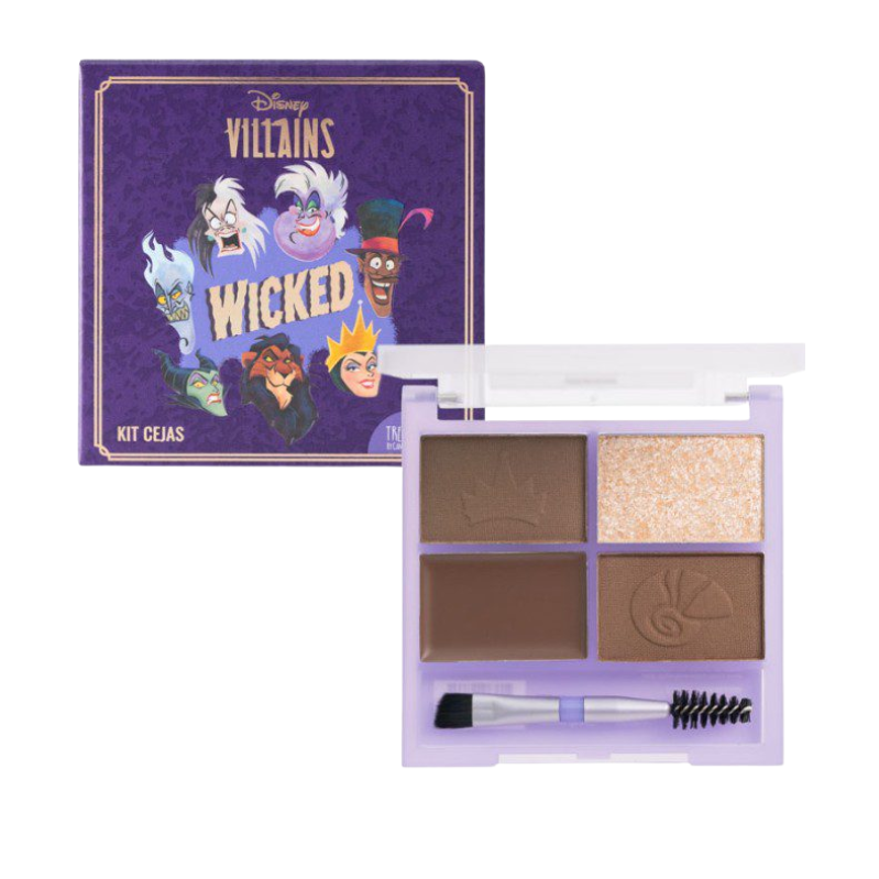 KIT DE CEJAS VILLANOS TRENDY LOCURA