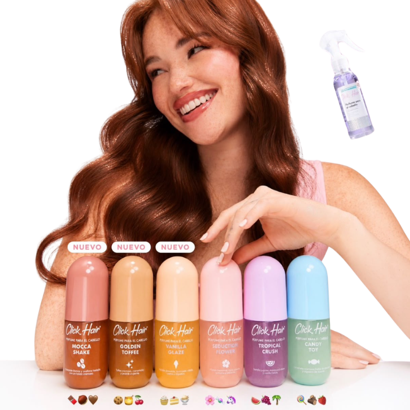 PERFUMES PARA EL CABELLO CLICK HAIR NUEVA PRESENTACIÓN