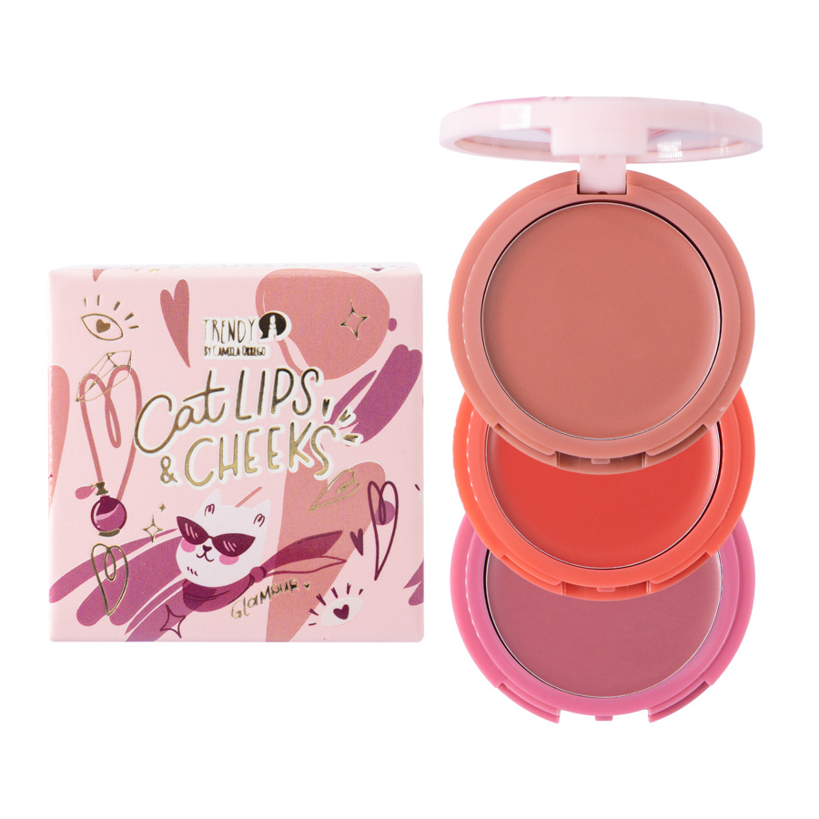 [KCL1673] Torre Cat Para Labios Y Mejillas Trendy