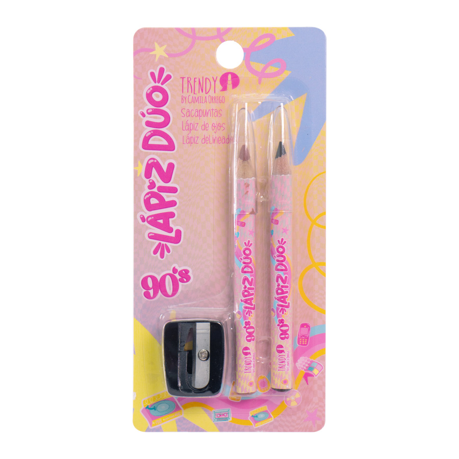 [KLD1866] Kit Lápiz Dúo Ojos Y Labios Trendy