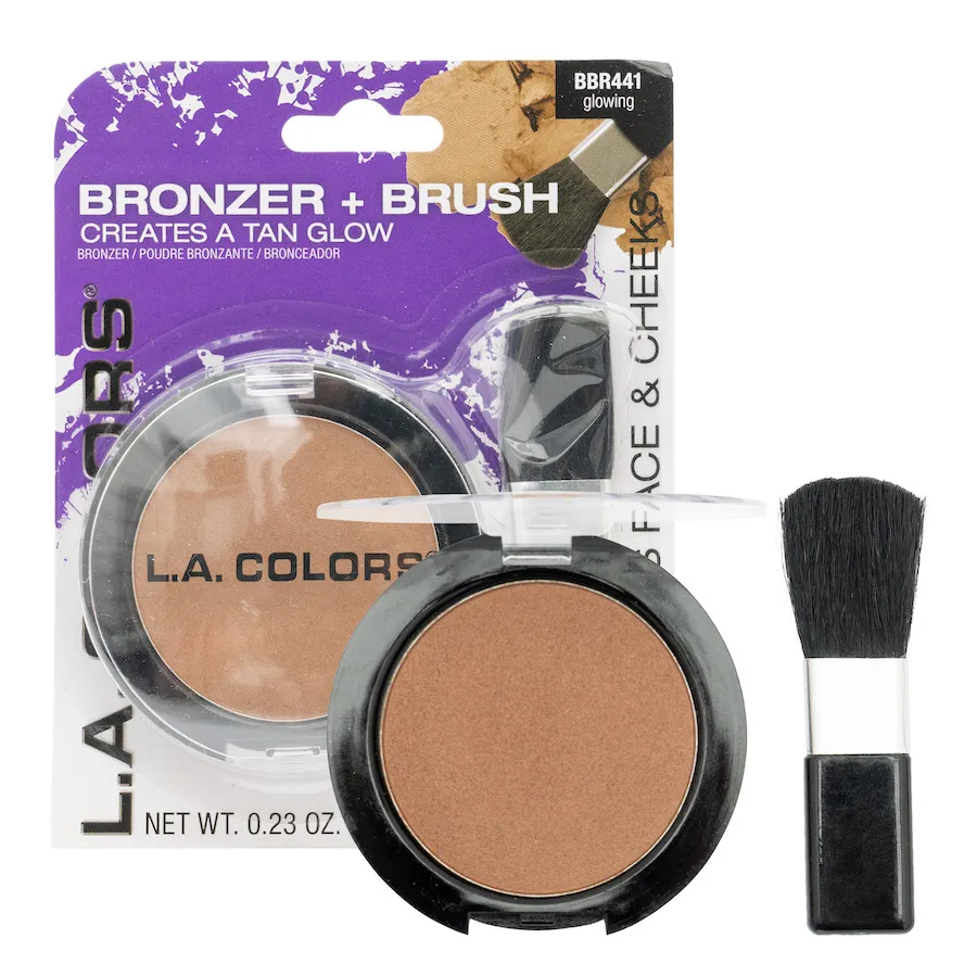 Bronzer y Brocha La Colors x Trendy