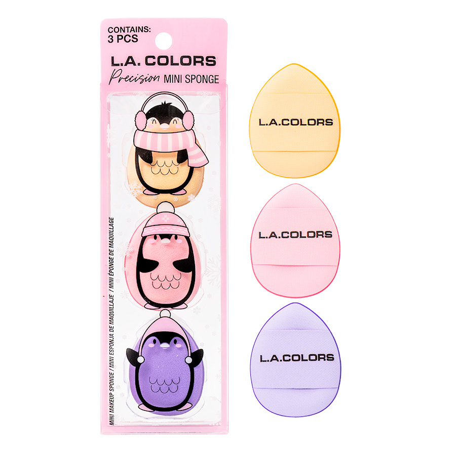 [C43349] Kit x3 Mini Esponjas LA Colors x Trendy