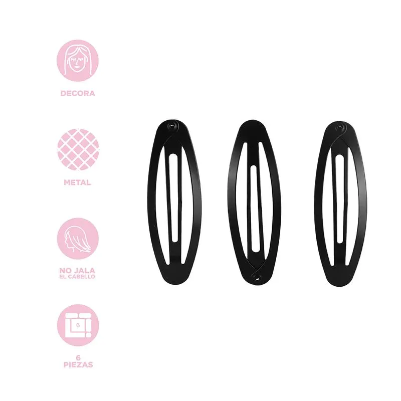 Hebillas negras individual