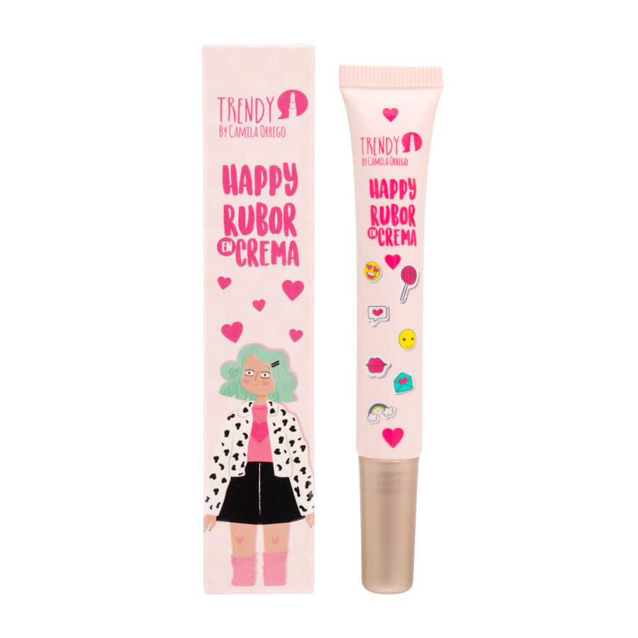[HRC1326] Rubor en Crema Happy Trendy